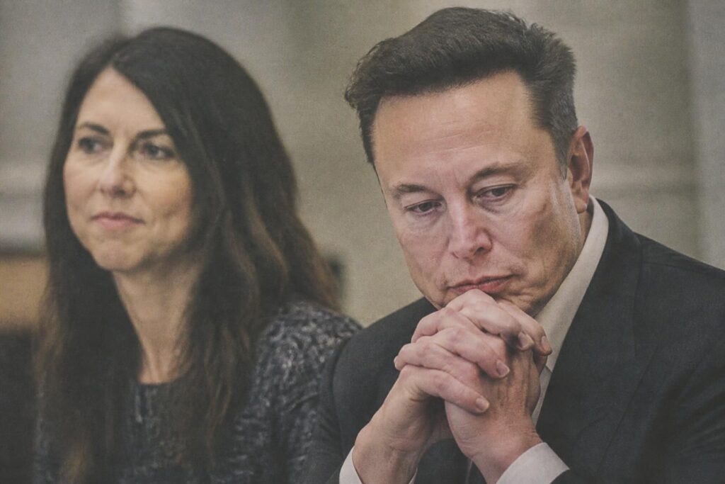 elon musk exprime son regret en confirmant que mackenzie scott, ex-épouse de jeff bezos, a déjà réalisé d'importants dons philanthropiques majeurs.