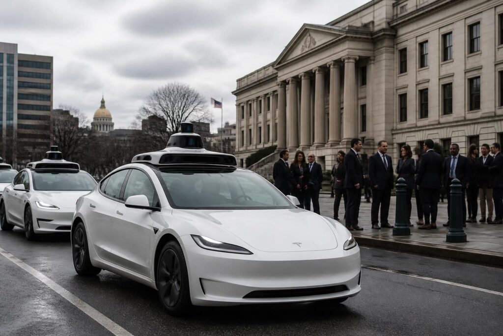 le new jersey réfléchit à une nouvelle loi visant à interdire les robotaxis de tesla, suscitant un débat sur la réglementation des véhicules autonomes dans l'état.