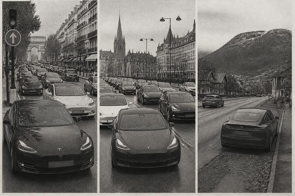 découvrez comment les immatriculations de tesla connaissent une forte augmentation en france et en suède, tout en enregistrant une chute de 43 % en norvège.