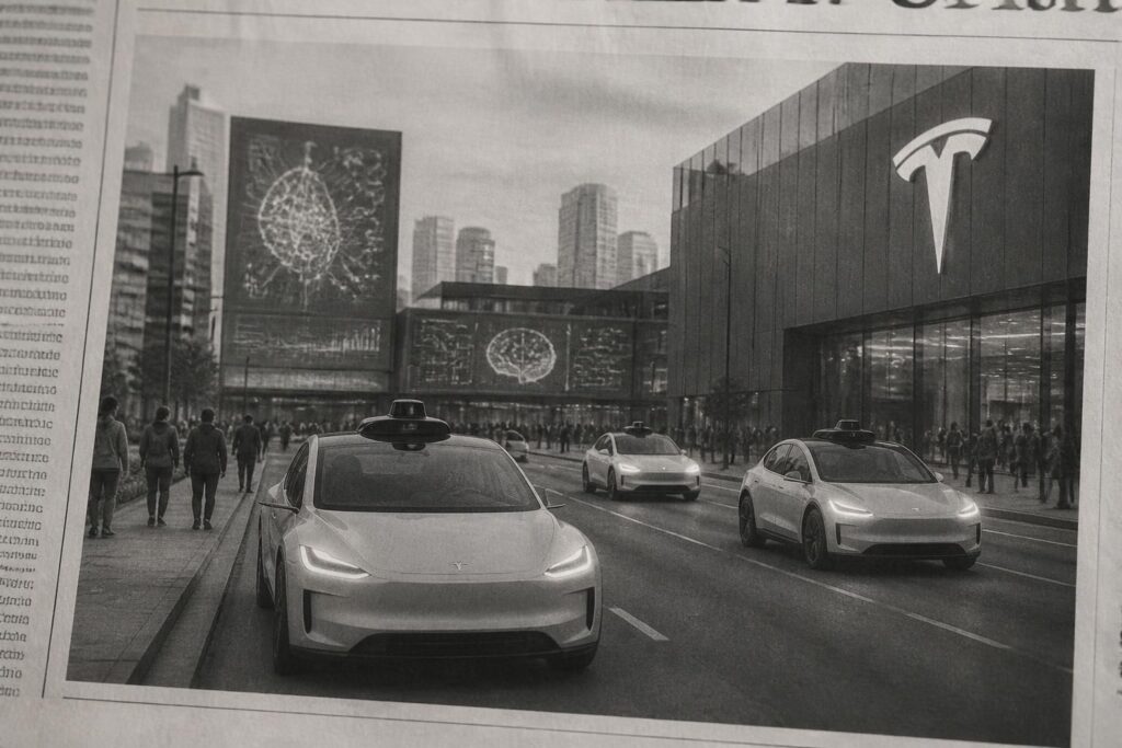 tesla annonce des investissements importants en 2026 visant à développer ses robotaxis et l'intelligence artificielle, renforçant son leadership dans les technologies de mobilité autonome.