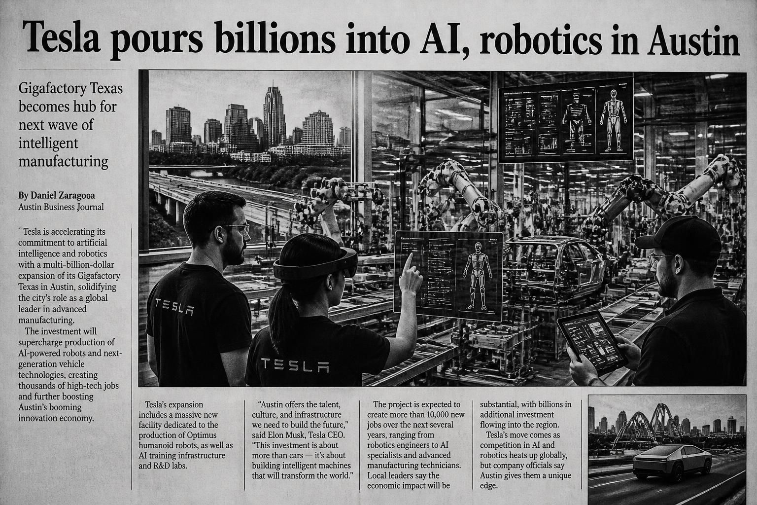 découvrez comment l'investissement massif de tesla dans l'ia et la robotique pourrait transformer l'économie et l'innovation à austin.