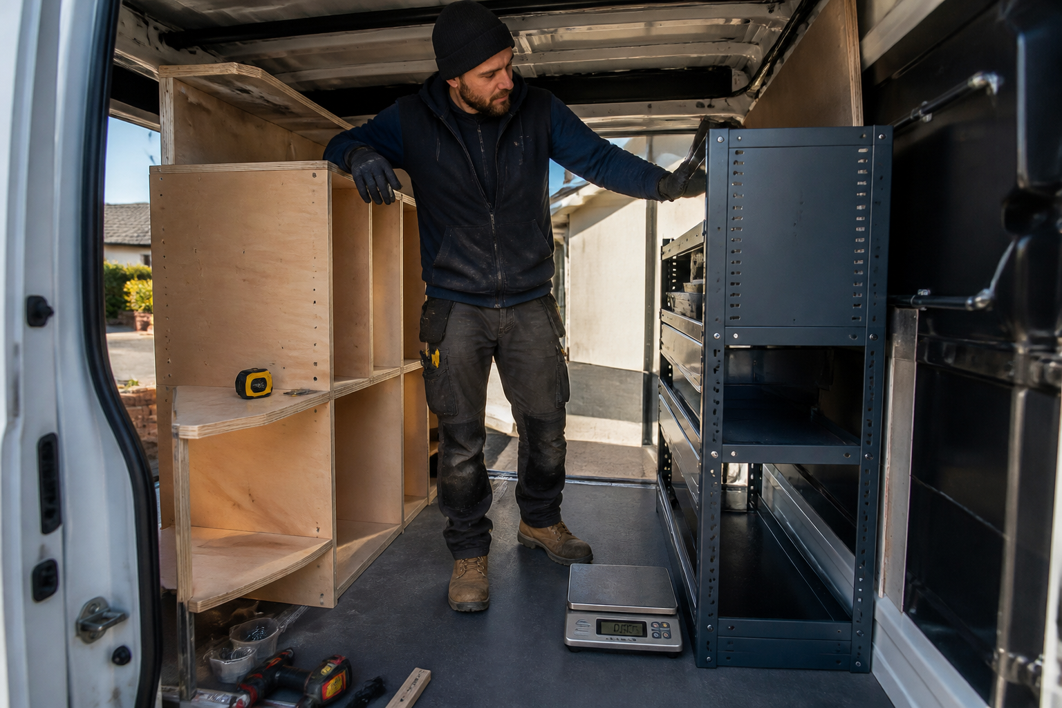 Aménagement utilitaire : bois ou métal, que choisir pour votre fourgon