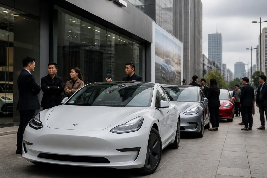 la livraison de la tesla model 3 version de base est désormais reportée à 2027, entraînant des délais pour les futurs acheteurs.