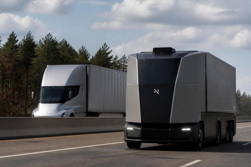 analyse du partenariat entre tsla et einride pour les semi-remorques tesla : opportunités, enjeux et perspectives à considérer avant de s'emballer.