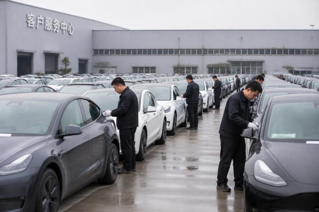 tesla rappelle 3 millions de véhicules électriques en chine en raison de défauts au niveau des poignées de porte et du système de surveillance du conducteur, garantissant ainsi la sécurité des utilisateurs.