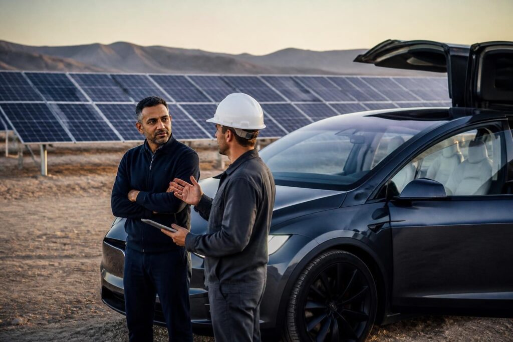 découvrez l'évaluation impressionnante de la centrale solaire de tesla à 10,1 milliards de dollars par elon musk, avec la réaction de chamath palihapitiya sur cette avancée énergétique majeure.