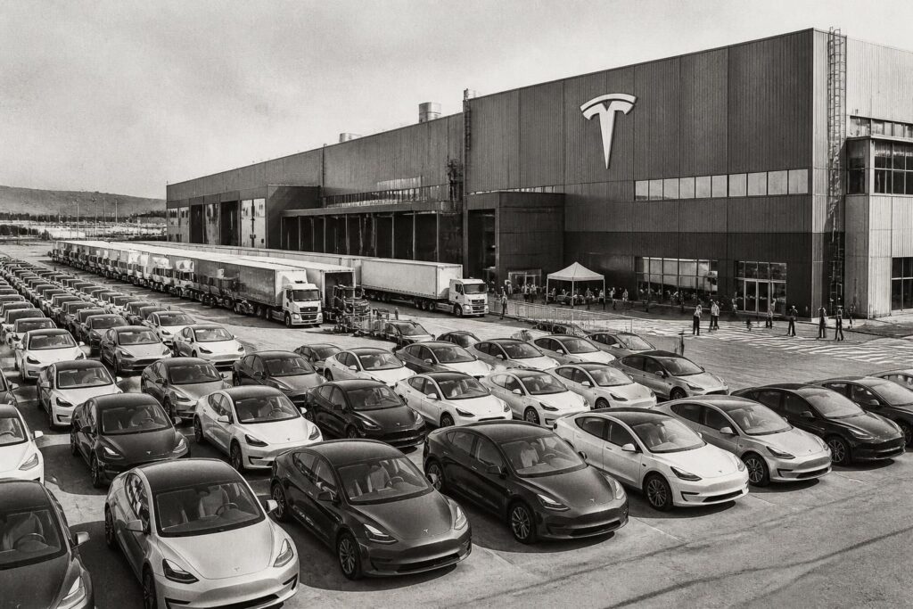 tesla d'elon musk a livré 480 126 véhicules au deuxième trimestre, marquant une hausse de 25 % par rapport à l'année précédente, soulignant la croissance continue du constructeur automobile électrique.