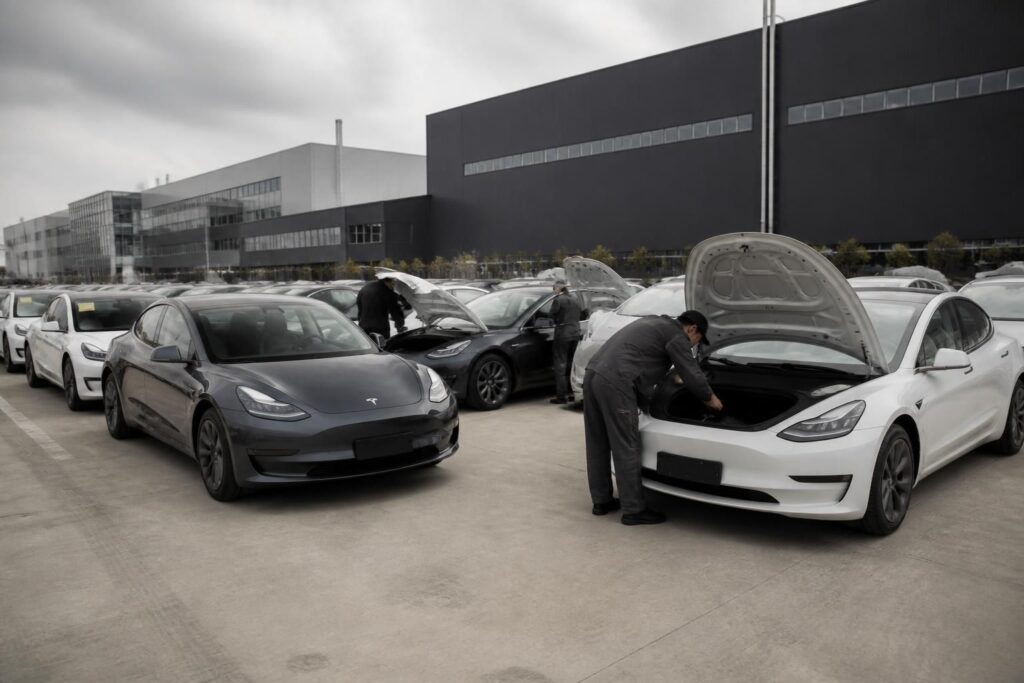 tesla rappelle 2,98 millions de véhicules en chine, provoquant une baisse significative de ses actions. découvrez les raisons et les impacts de cette décision.