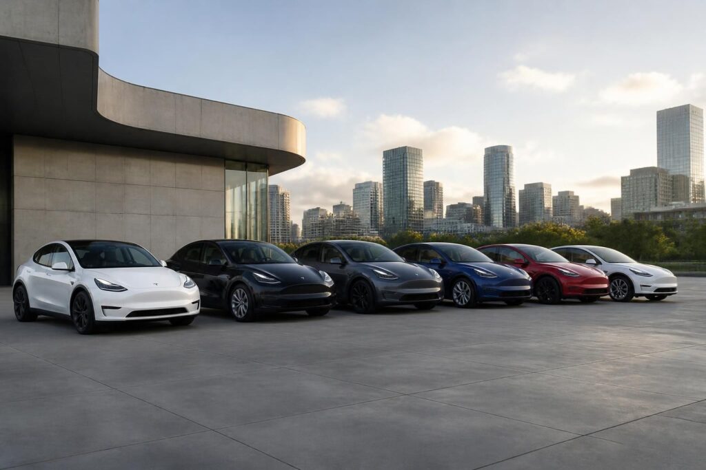 acheteurs du tesla model y 2026 : explorez les six nouvelles versions disponibles avec leurs caractéristiques, performances et options pour choisir celle qui vous convient.