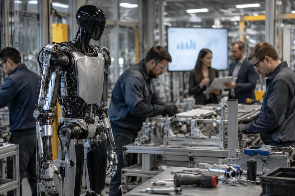 le robot optimus de tesla rencontrerait des difficultés de production, mais stonex reste optimiste quant à son potentiel et à ses perspectives.