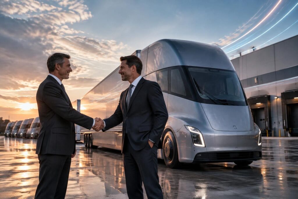 tesla décroche son plus important contrat de semi à ce jour. ce succès peut-il relancer l’action tsla et en faire une opportunité d’achat ?