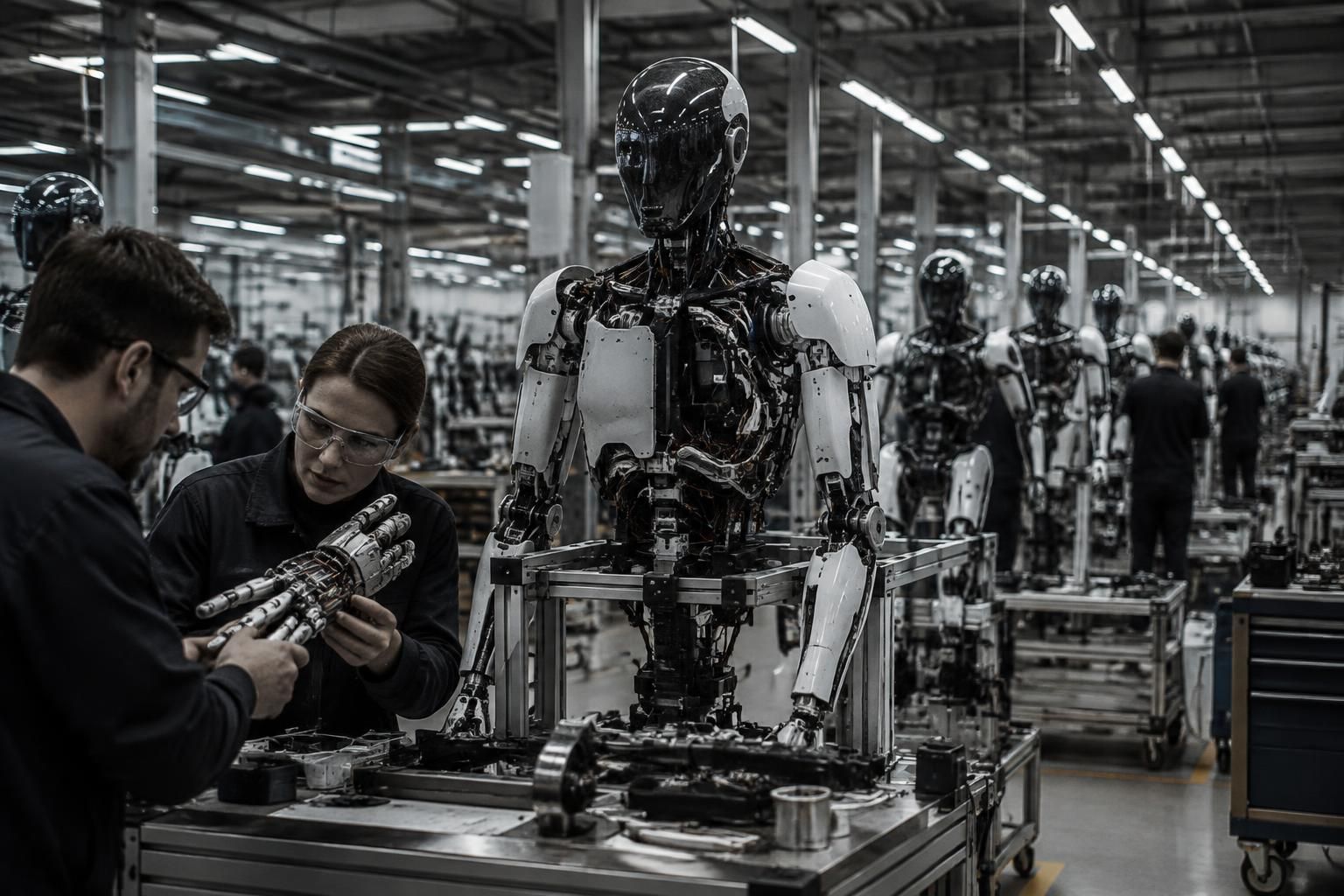 tesla ambitionne de produire 20 000 robots optimus par semaine, mais un défi de taille pourrait freiner cette montée en puissance.