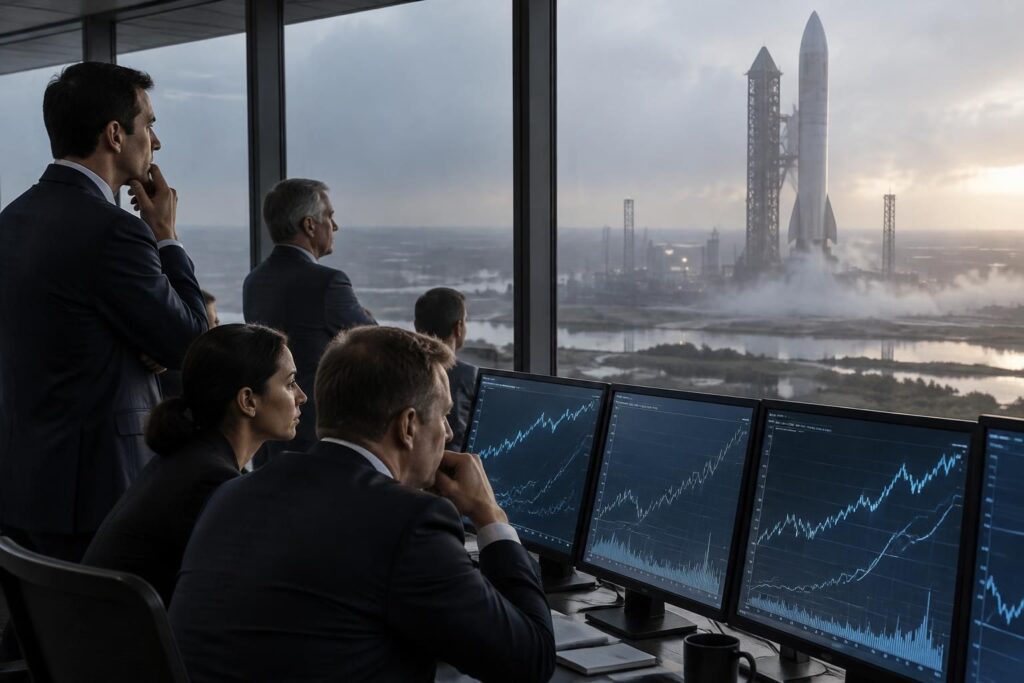 wall street analyse les résultats de spacex et évalue les perspectives de l’entreprise, déjà surnommée « la superentreprise du monde ».