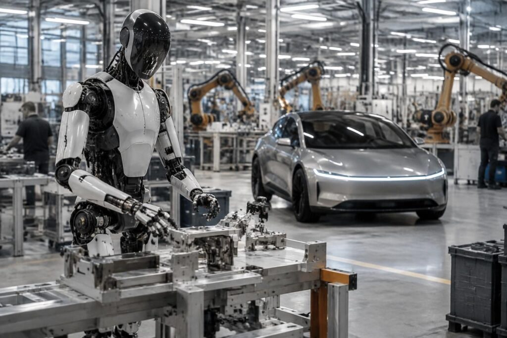 tesla délaisse ses activités historiques pour miser sur la robotique et les robotaxis, deux nouveaux paris au cœur de sa stratégie.